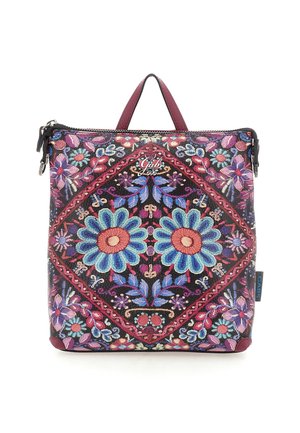 LOLITA TAGLIA S - Zaino - ricamo fiore fuxia