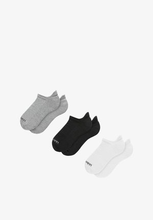 DAILY ESSENTIAL 3 PACK - Sportzokni - white heathered core light grey black