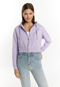 myMo - CROPPED BIANY  - Mikina na zip - violett Miniatura obrázku 1