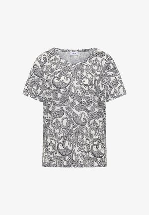 Cecil, T-SHIRT MIT RUNDHALS UND MUSTER - T-shirt imprimé - black