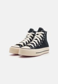 Converse CHUCK TAYLOR ALL STAR LIFT - Kõrge servaga tossud - black/lotus pink/egret