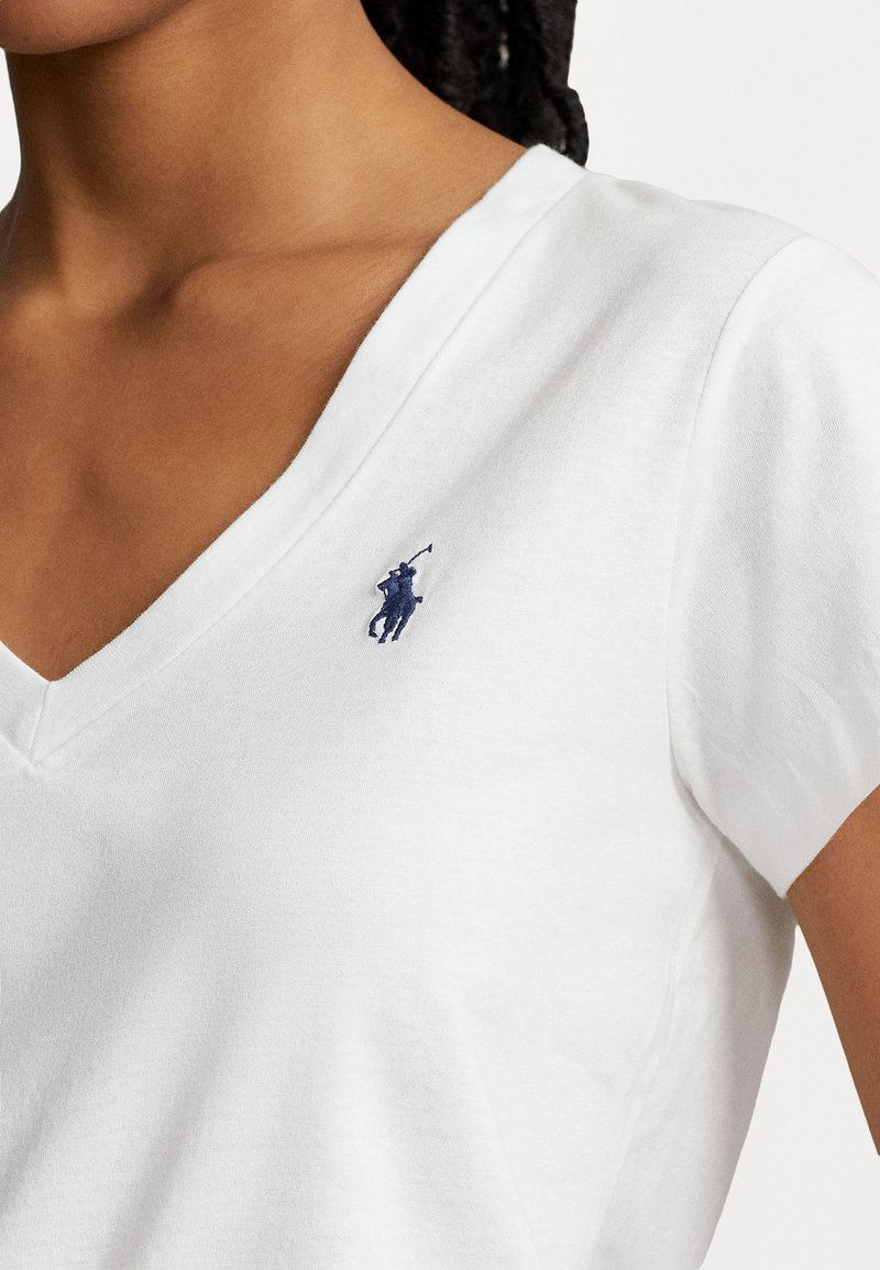 polo ralph lauren white v neck t shirt