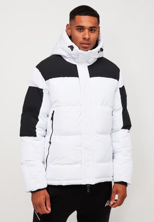 PEYTON SHORT PUFFER JACKET - Zimní bunda - optic white