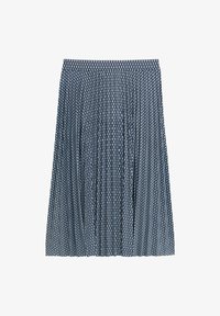 Selected, printed blue white minimal