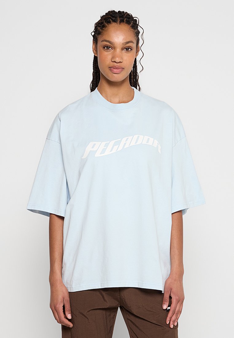 Pegador T-shirt print blauw