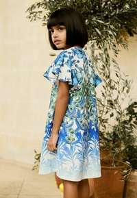 Next REGULAR FIT - Freizeitkleid - blue white floral print