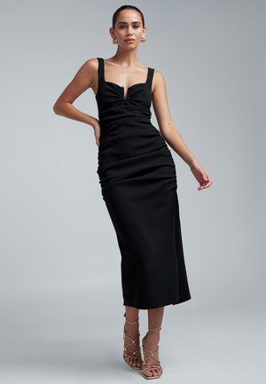 BWLDR BROOKES MIDI - Vabalt langev kleit - black