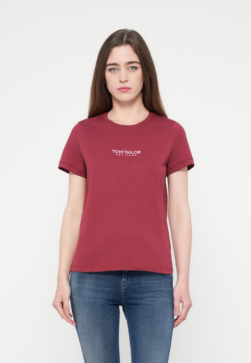 Tom Tailor T-shirt basic lichtrood