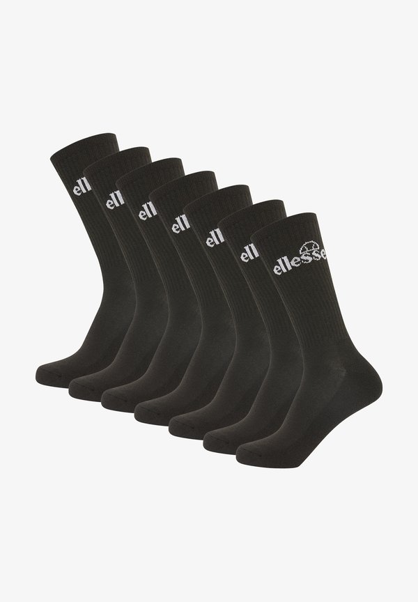 UNISEX 7 PAAR - TREGO CREW -BÜNDCHE LOGO - Socks - schwarz