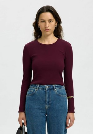 SLFANNA CREW NECK NOOS - Majica z dolgimi rokavi - fig