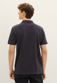 TOM TAILOR DENIM MIT LOGO - Polo - coal grey