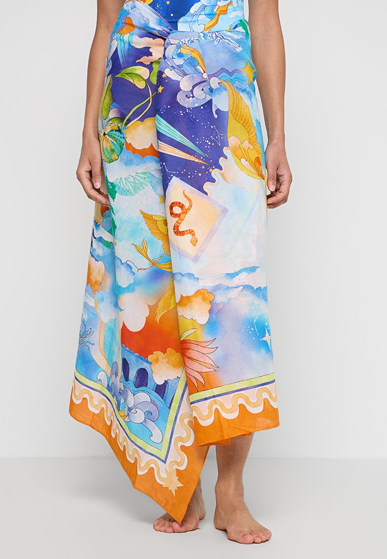 Seafolly Wikkelrok blauw