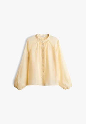 OPUS, LOOSE FIT CRINKLE LOOK - Chemisier - honey butter