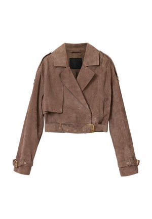 AllSaints, GABBY - Δερμάτινο μπουφάν - mole brown