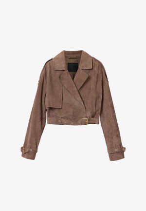 AllSaints, GABBY - Δερμάτινο μπουφάν - mole brown