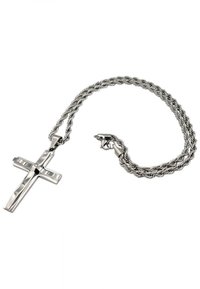 BIG CROSS - Collana - silberfarben