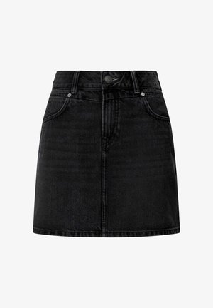 Pepe Jeans, CRAFT MINI SKIRT BLACK - Denimová sukňa - denim