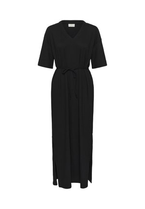 Kaffe, KAIVANNA JERSEY MAXI - Päevakleit - black deep