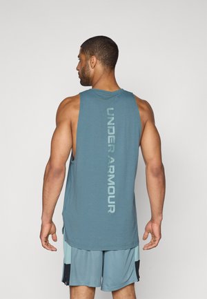 Under Armour ZONE TANK - Top - jasper blue/serpentine