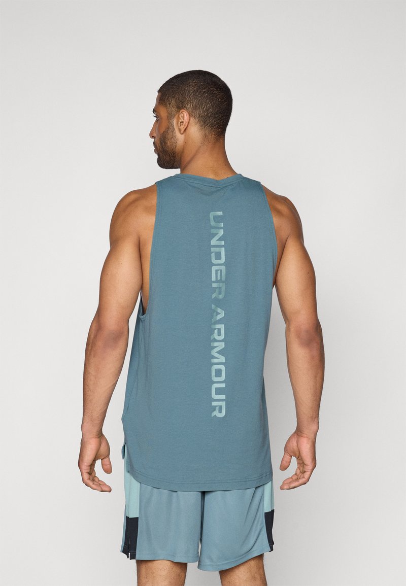Under Armour ZONE TANK - Top - jasper blue/serpentine