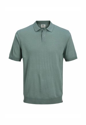 R.D.D. ROYAL DENIM DIVISION, T-SHIRT EINFARBIG T-SHIRT - Polo - stormy sea
