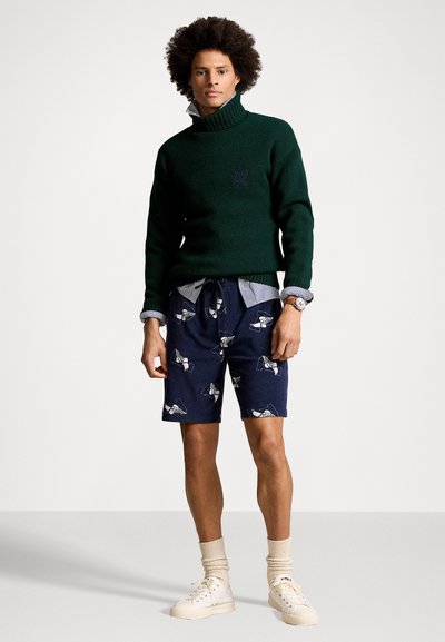 Polo Ralph Lauren 19 CM P-WING TERRY SHORT - Joggebukse - cruise navy