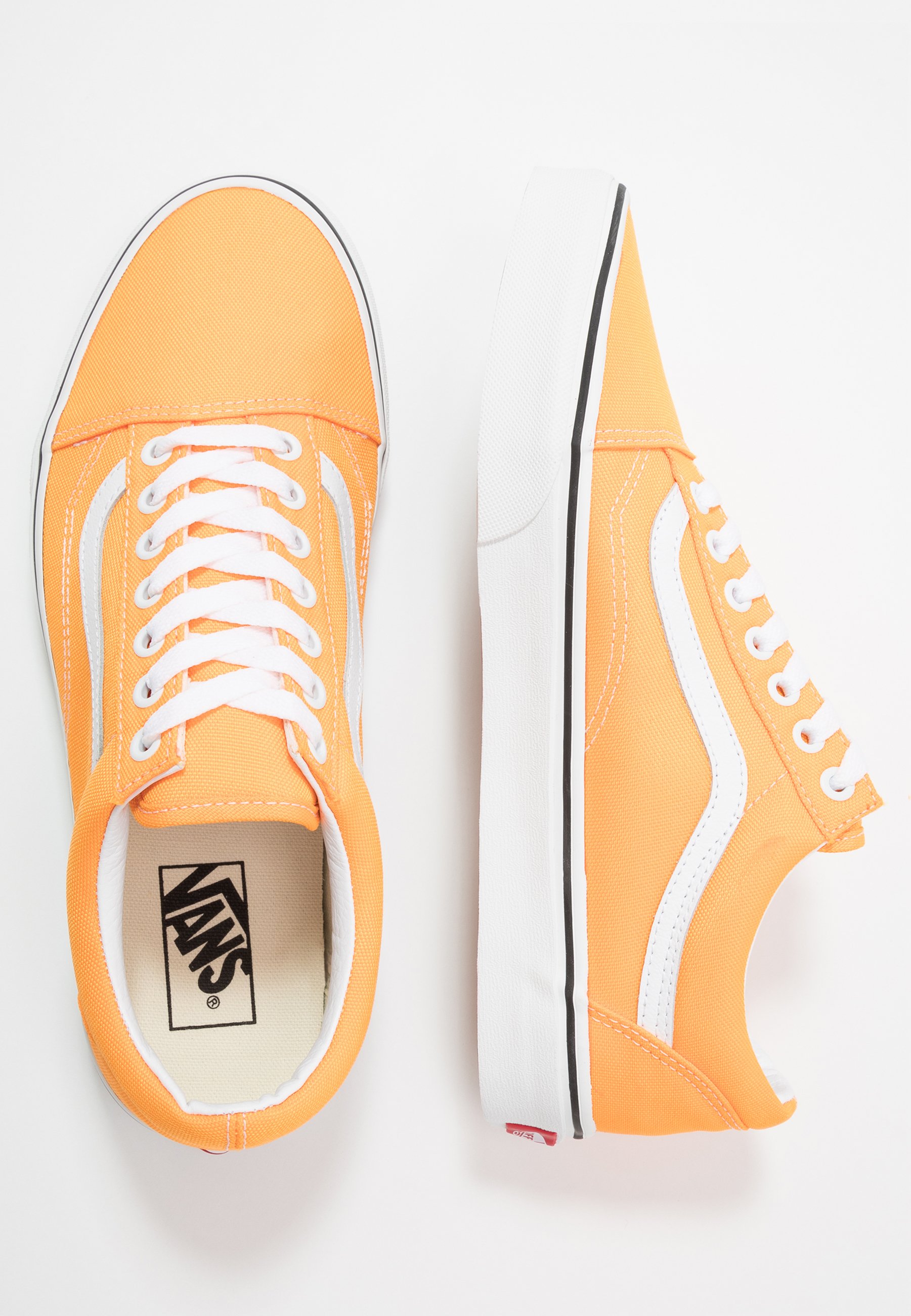 vans old skool orange femme