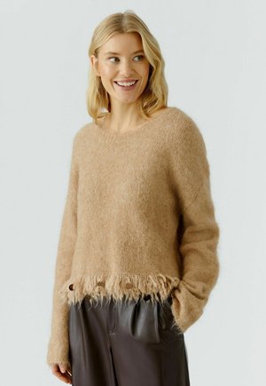 Pullover - beigemel