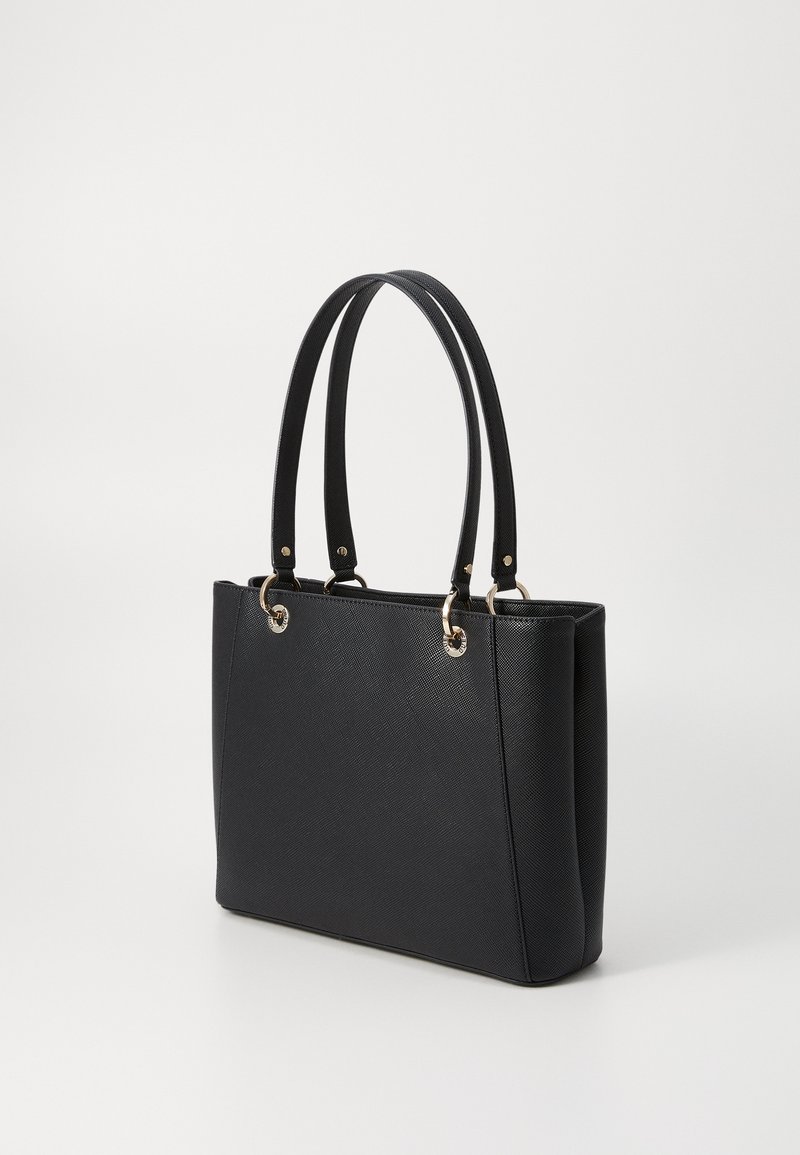 Sac à Main Porté épaule GUESS 'Mia Luxe Logo' - Noir En Cuir Synthétique - Lot Neuf Avec étiquettes