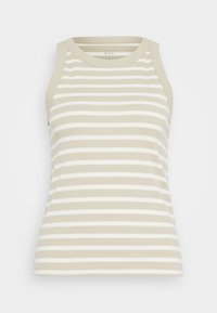 HIGH NECK TANK - Felső - beige