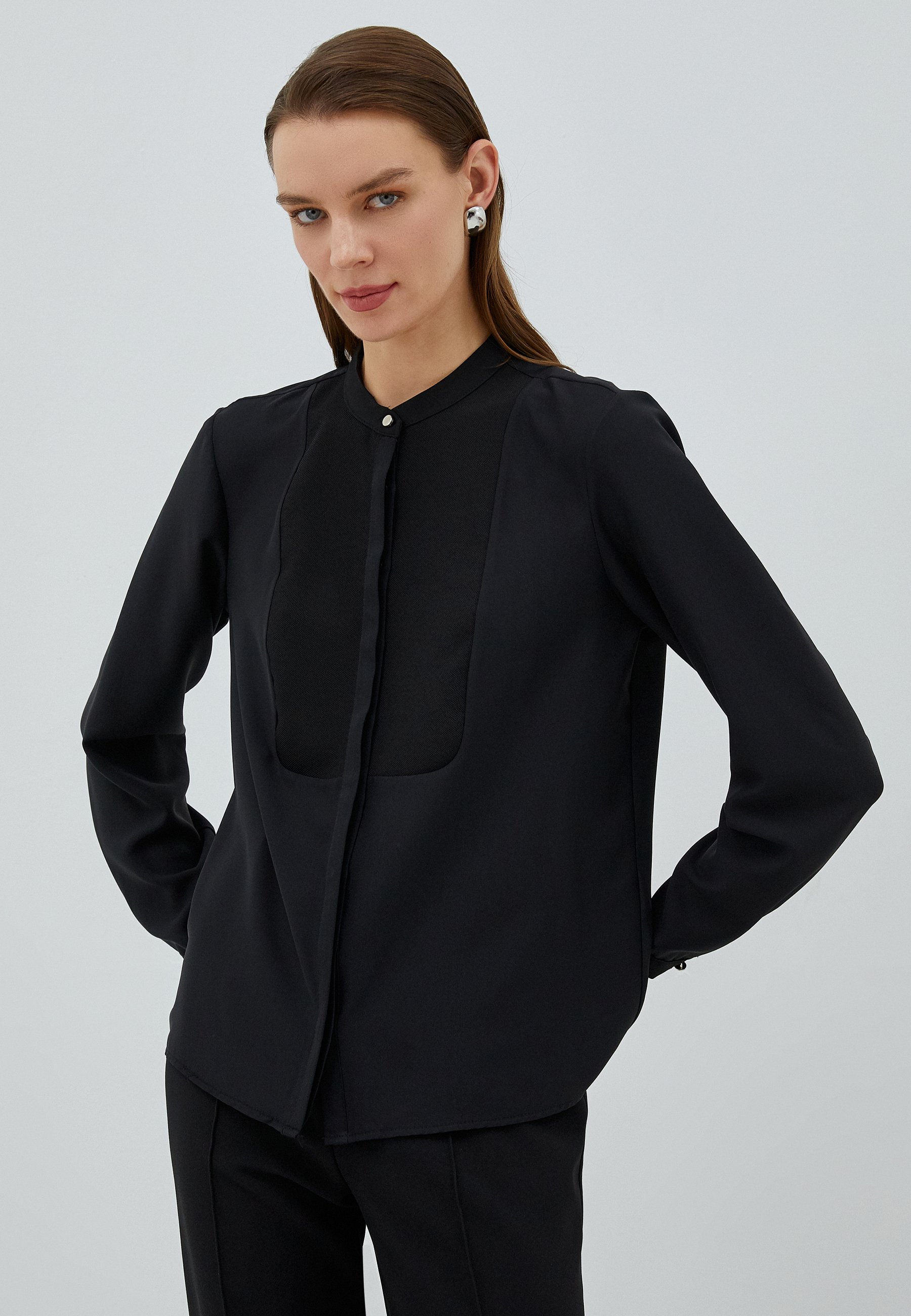 Crop T-Shirt Mit Cut-Out-Detail – Langarm, Gr. S, Grün, Maschinenwaschbar