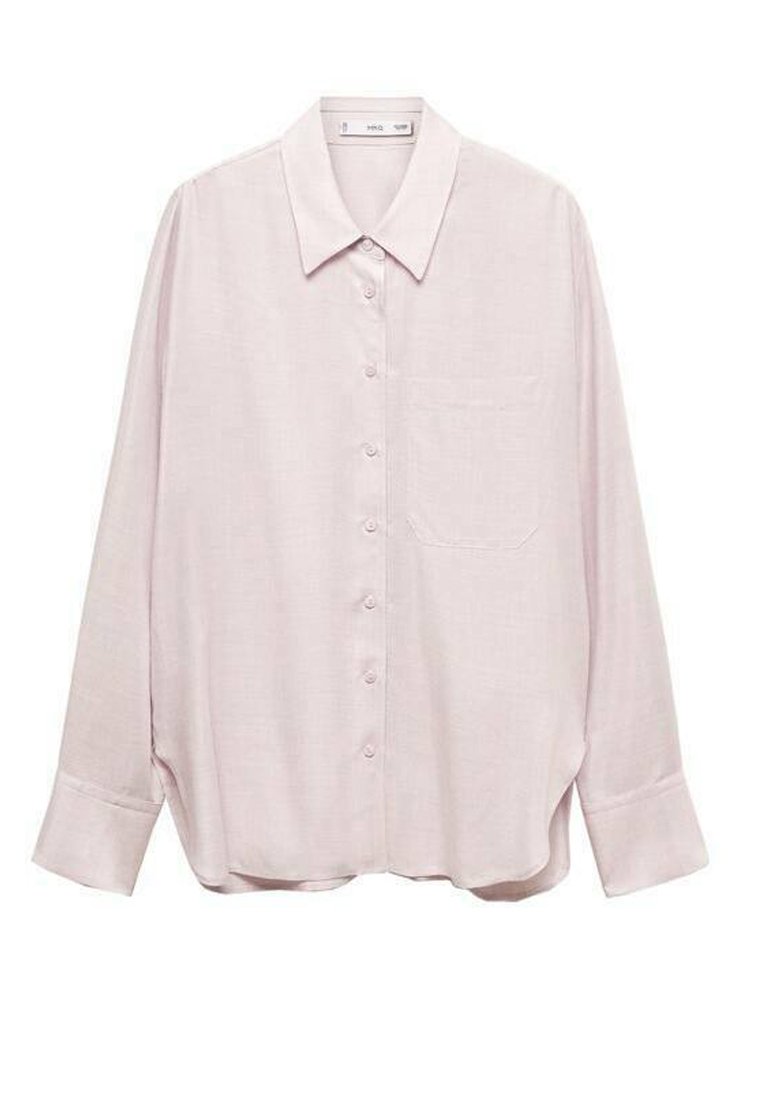 Mango Overhemdblouse donkerroze Mango Overhemdblouse donkerroze