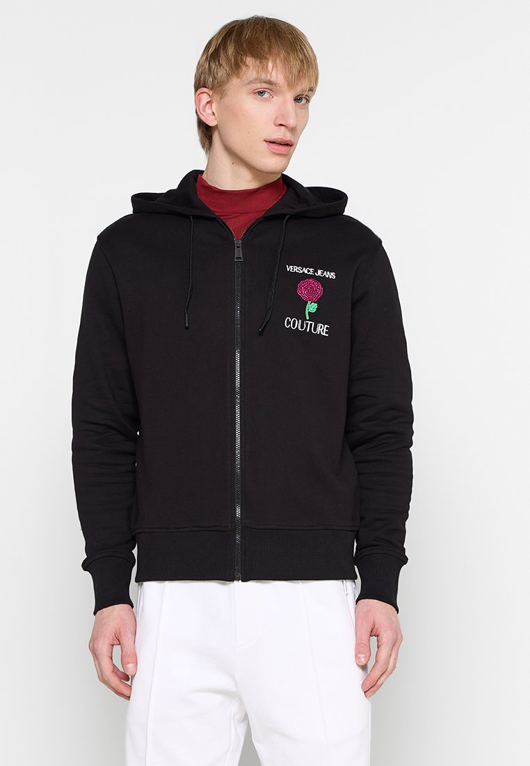 Versace Jeans Couture Sweater met rits zwart