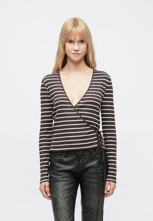 ALLY TEE - Top s dlhým rukávom - moonstruck/chocolate