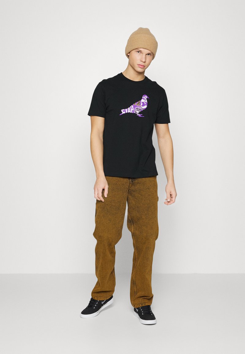 STAPLE PIGEON CANAL PIGEON TEE - T-shirt estampada - black