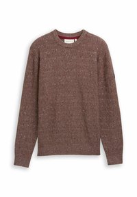 Niet geselecteerd, dark brown multicolor neps