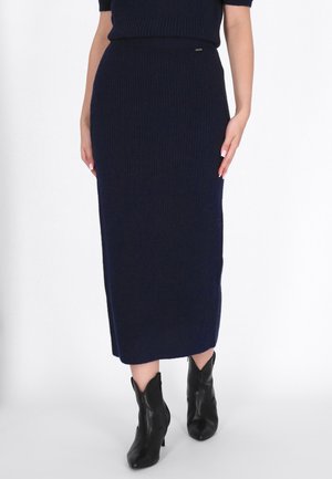 Fustă tip creion - navy