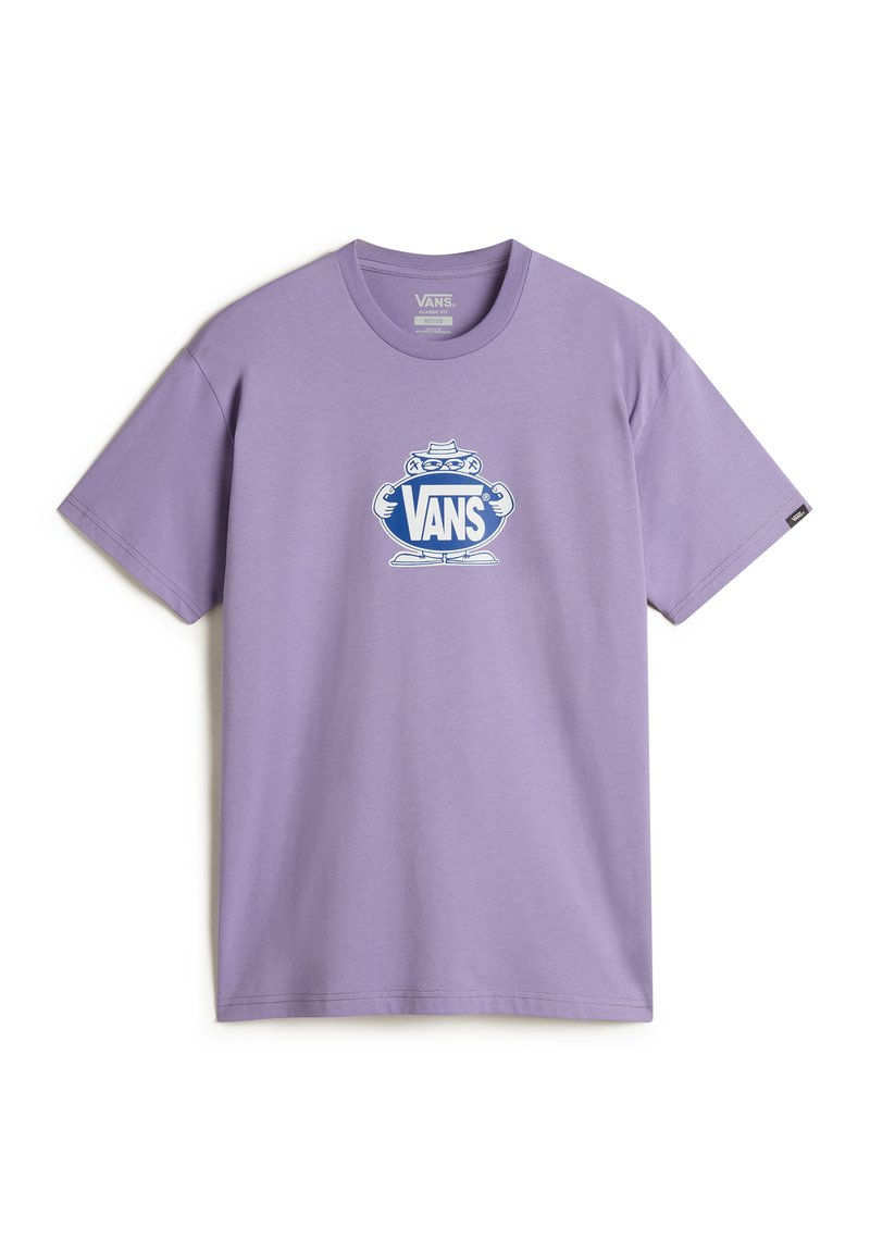 Vans T-shirt print donkerpaars