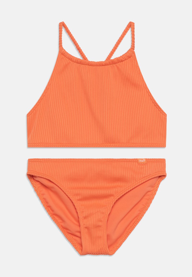 Abercrombie & Fitch - HIGH NECK - Bikinis - orange, Padidinti