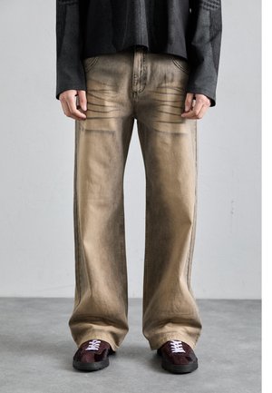 MUD - Jean boyfriend - brown