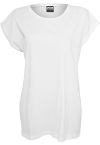 EXTENDED SHOULDER - Základné tričko - white
