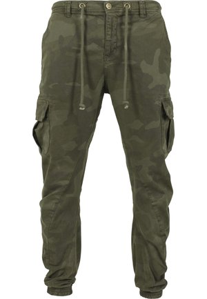 Urban Classics CAMO JOGGING  - Armijas stila bikses - olive
