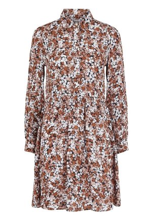 Pieces Robe chemise - beige