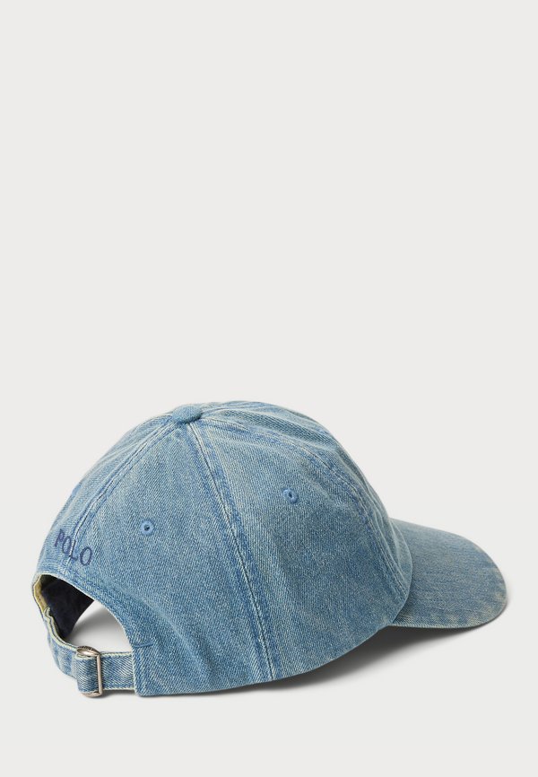 INDIGO DENIM BALL CAP - Cap - light wash denim4