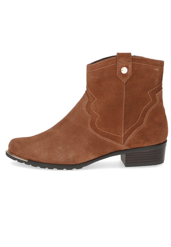 Ankle Boot - cognac suede