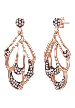 VERZIERT MIT KRISTALLEN VON SWAROVSKI - Øreringe - roségold-coloured