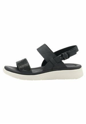 Nine West Copen Sandali Con Zeppa Donna - Tessuto, Tacco 6cm, Plateau 4,2cm - Slip-On
