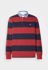 STRIPE HEAVY RUGGER - Pikkade varrukatega topp - iron red