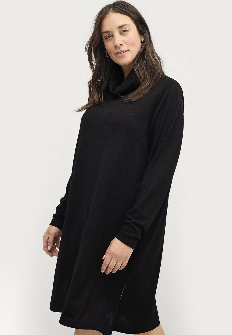 Ellos Plus collection Strickkleid - schwarz