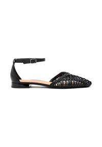 BINGHAM - Ballerine con cinturino - black